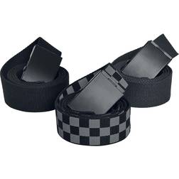 Urban Classics Belts Trio 3-Pack Belt charcoal