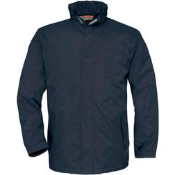B&C Collection B&C Mens Ocean Shore Waterproof Hooded Fleece Lined Jacket - Rot