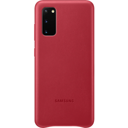 Samsung Galaxy S20 Leather Cover Red