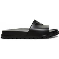 Prada Logo Slide - Black