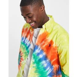 Polo Ralph Lauren Custom Fit Tie-Dye Oxford Shirt - Blue/Green Tie Dye Multi