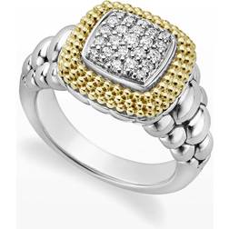 Lagos Diamond Lux Square Ring DIAMOND