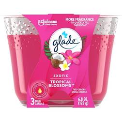 Glade Exotic Tropical Blossoms Scented Candle 6.8oz