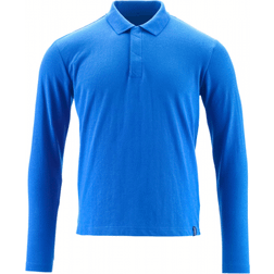 Mascot Crossover Long Sleeve Polo - Blau