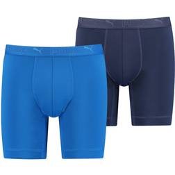 Puma Sport Microfiber Long Boxer 2p - Blue Combo