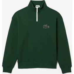 Lacoste Unisex Zip High Neck Organic Cotton Sweatshirt