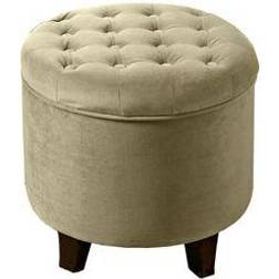HomePop Large Round Sittpuff 45.7cm
