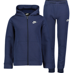 Nike Older Kid's Sportswear Tracksuit - Midnight Navy/Midnight Navy/White (BV3634-410)