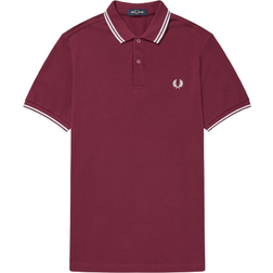 Fred Perry Twin Tipped Polo Shirt - Burgundy