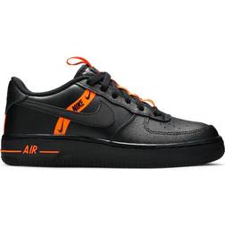 Nike Air Force 1 LV8 KSA Worldwide Pack GS - Black/Total Orange/Black