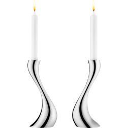 Georg Jensen Cobra Lysestage 20cm 2stk