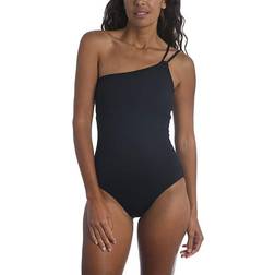 La Blanca One-Shoulder One-Piece Swimsuit - Black