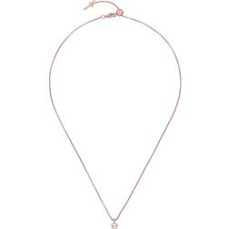 Ted Baker Sininaa Pendant Necklace - Rose Gold/Transparent