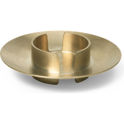 ferm LIVING Block Brass Fyrfadsstage 3cm