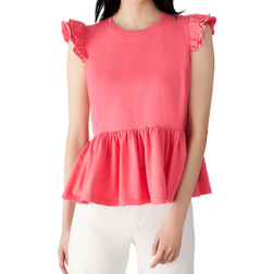 Kate Spade Peplum Tee - Deep Dahlia