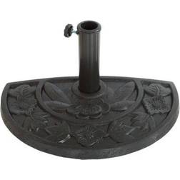 Pure Garden Half Round Umbrella Base 22.6lbs