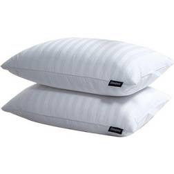 Beautyrest Damask Down Pillow White (71.12x50.8cm)