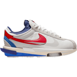 Nike x Sacai Zoom Cortez - White/Light Cream/University Red