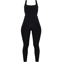 PrettyLittleThing Maternity Slinky Jumpsuit Black (CMR4647)