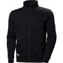 Helly Hansen Manchester Sweatshirt with Zipper - Black