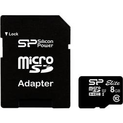 Silicon Power Carte SD 8 Go MicroSDHC