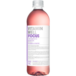 Vitamin Well Focus Blackcurrant 500ml