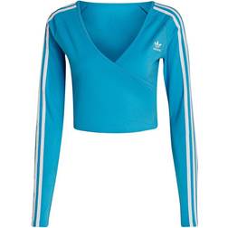 Adidas Adicolor Classics Cropped Long Sleeve T-shirt - App Sky Rush