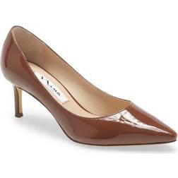 Nina 60 Pointy - Crystal Patent Mocha Nude