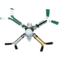 Ultimate Hockey Fans Dallas Stars Mismatched Double Stick Ceiling Fan