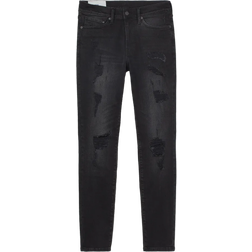 H&M Skinny Jeans - Black/Trashed