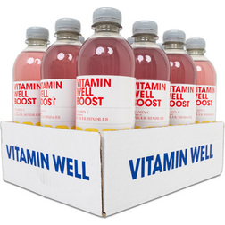 Vitamin Well Boost Blueberry Raspberry 500ml 12 stk