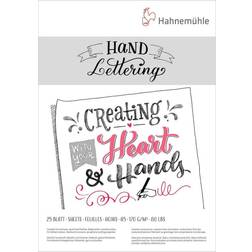 Hahnemuhle HahnemÃ¼hle Hand Lettering Paper Pad, 25 Sheets By Hahnemuehle in White 5.8" x 8.2" MichaelsÂ White 5.8" x 8.2"