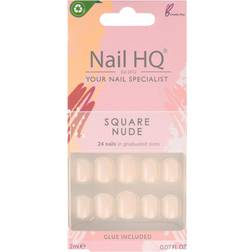 Nail HQ Square Nude Nails