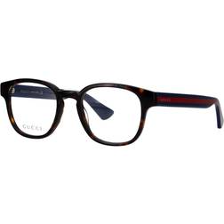 Gucci Firkantede Briller 49 mm Brun Brun