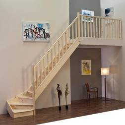 Byggera Minka Home Kvartsvingstrappe Højre Gran