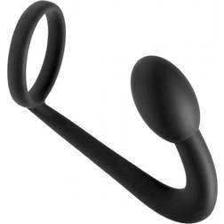 Master Series Plug Prostatico e Anello Fallico in Silicone Prostatic Play Explorer Nero