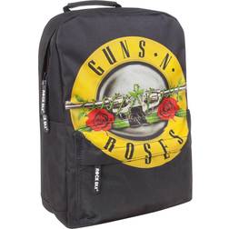 Rock Sax Logo clásico Guns N Roses Mochila Negro