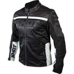 Shot Softshell Lite 2.0 Veste Motocross, noir-blanc, taille pour Hommes