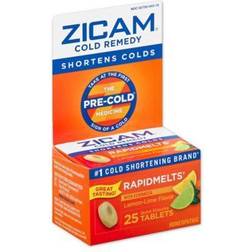 Zicam RapidMelts Plus Vitamin C 25-Count Tablets