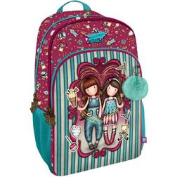 Santoro London Mochila 3 Cremalleras Adaptable A Carro Safta Gorjuss Fairground Fireworks