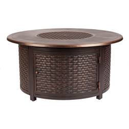 Vulcan Florence Woven Aluminum LPG Fire Pit