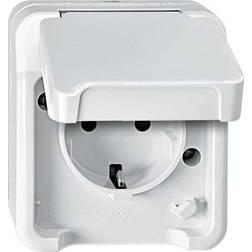 Merten Fatning SCHUKO MEG2400-8029 lysegrå (MEG2400-8029)