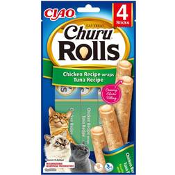 Inaba Churu Cat Rolls Chicken Tuna 40G