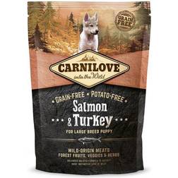 Carnilove Pack 2 x 1,5 kg Puppy Para Cachorros De Razas Grandes Con Salmón Y Pavo