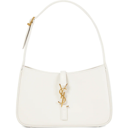 Saint Laurent The 5 to 7 leather shoulder bag - Cream