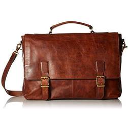 Frye Logan Top Handle Briefcase COGNAC