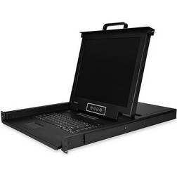 StarTech 17" LCD Rack Console Monitor, Black (RKCONS1716K) Black