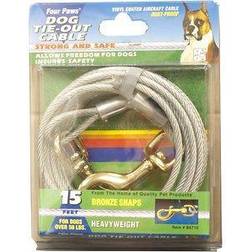 Four Paws Heavy Weight Tie Out Cable, 15-ft