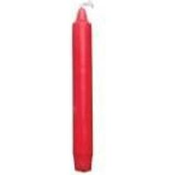 Kronelys 20cm Ø2,3cm rød 8 timer 100% stearin 150 stk Stearinlys