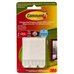 3M Command Monteringsstrips 4 par Billedkrog